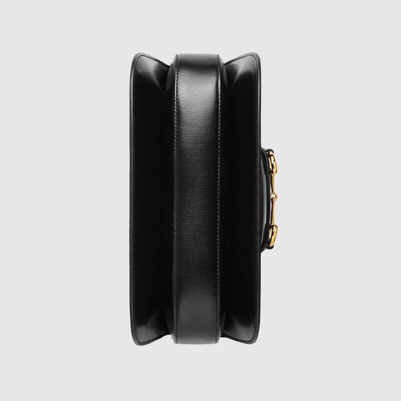 Gucci Horsebit 1955 Small Shoulder Bag 602204 Black